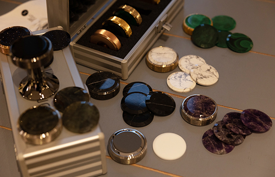 Joerger Praesentation LV Studio Moskau Valencia presentation gemstones nature stones surfaces teaser