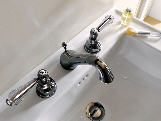 Delphi Deco  Washbasin 3-hole mixer  mink