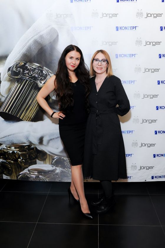 Jörger Presentation of the new Jörger products at Konzept with Maria Maksakova and Victoria Slesareva ( Виктория Слесарева )
