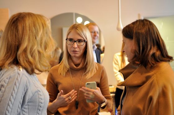 Jörger Presentation of the new Jörger products at the LV Studio with  Julia Grekova (Jörger) and Tatjana Shtrigel