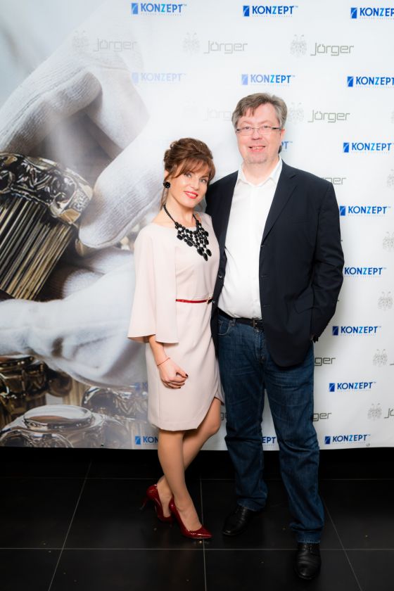  Anna Mitsykh and Alexander Kalinovskiy (Managing Director Konzept)