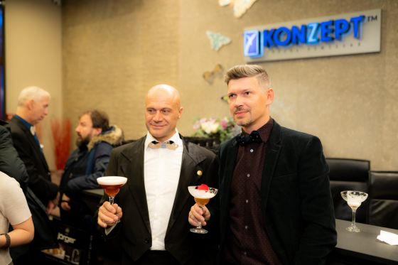 Sergey Gribkov (Guinness Book World Record Holder) and Alexander Krivitski (Architect)