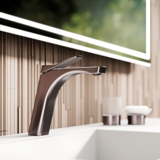 Jörger Design, Eleven, однорычажный смеситель, дизайнерский, на раковину, Nerz matt, норка матовая, эксклюзив, декор, отделка, антрацит, минимализм, современный, дизайн ванной, джапанди, минимализм, аксессуары для ванной