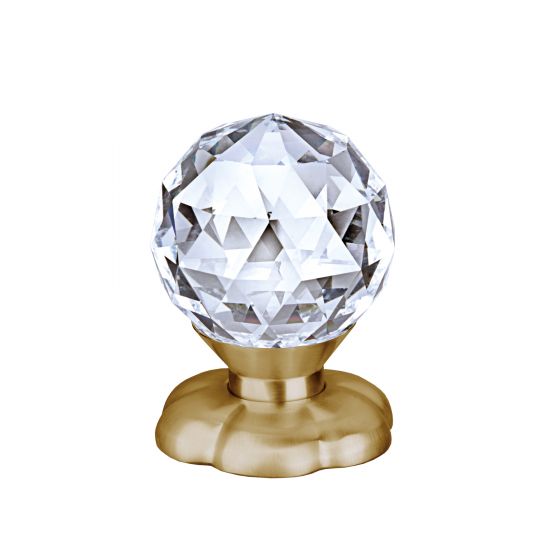 Jörger Florale Crystal tap handle in matte gold