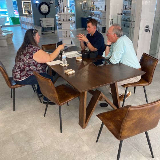 Jörger Design, Oliver Jörger, business trip, USA, Al Rykus, Pamela Schaffner, Showroom Manager, Florida, Fort Myers, joerger