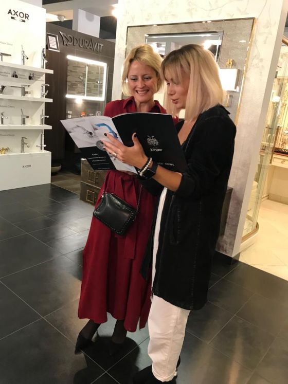 Jörger Introduction into the new Jörger collections at Konzept with Vera Polunina and Marina Lotzman.