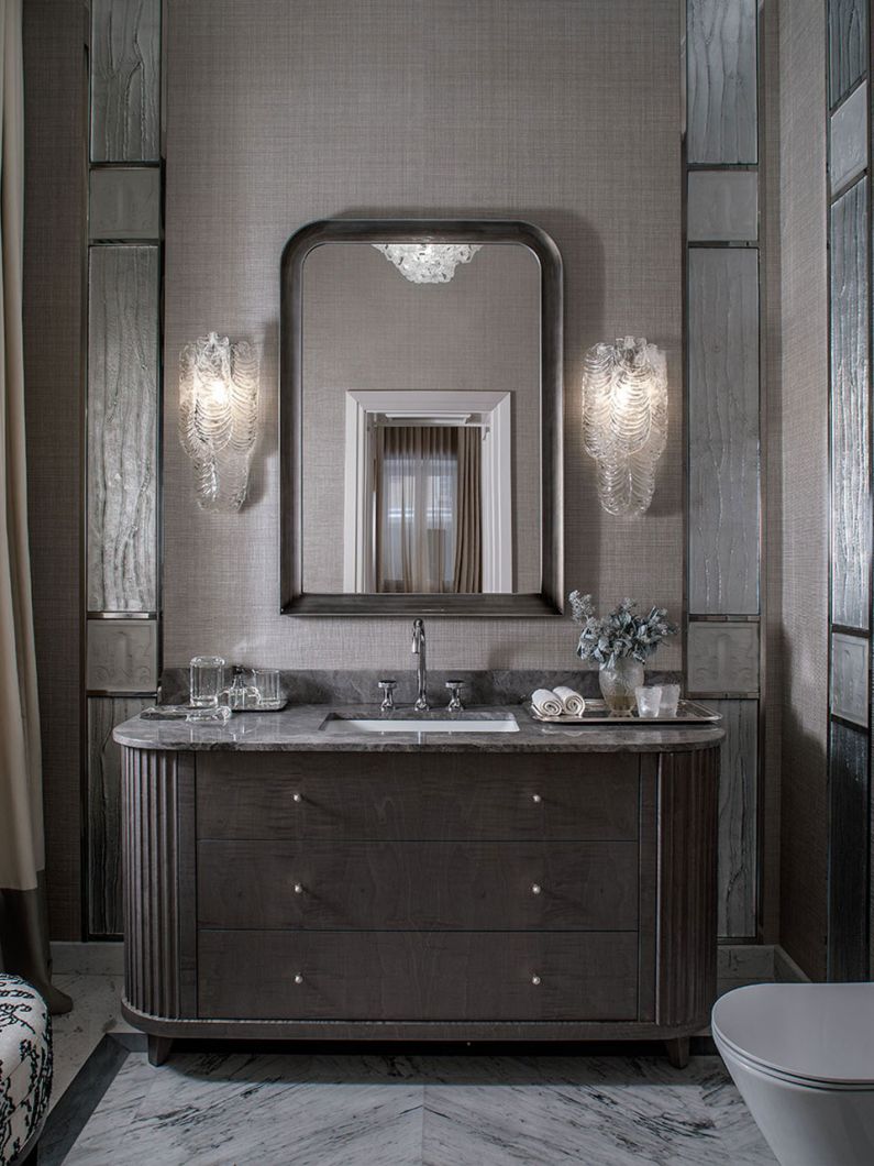Joerger Valencia chrome black crystal washbasin 3 hole mixer with washbasin II