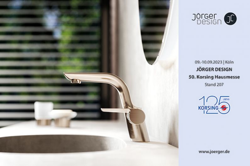Teaserbild Joerger Korsing Kooperation 125 Jahre Korsing 50. Hausmesse Koeln Stand 207