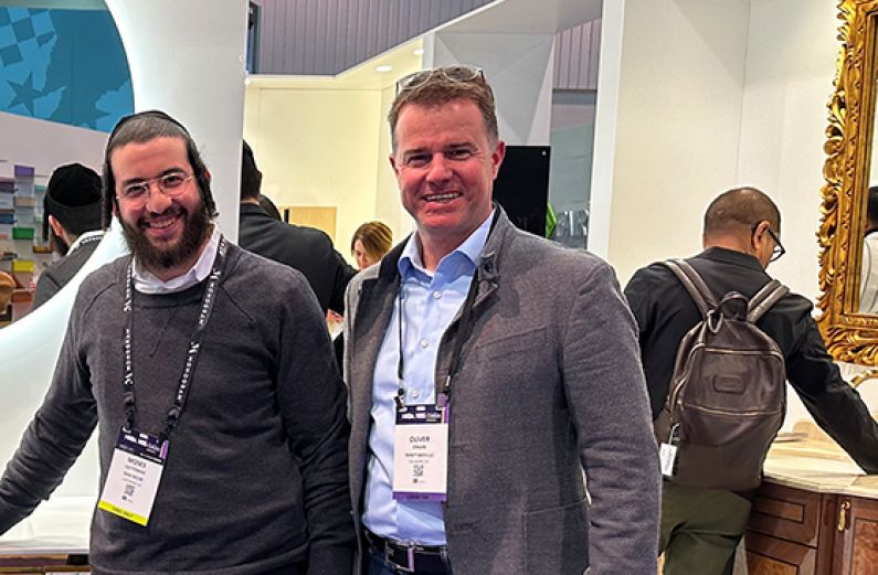 Teaserbild Joerger Las Vegas Oliver Joerger Moses Gottesman business trip KBIS 2023 Convention Center