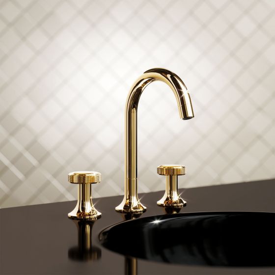Jörger Design, Valencia, sunshine, washbasin, basin mixer, mixer handles, elegant, luxurious, washbasin