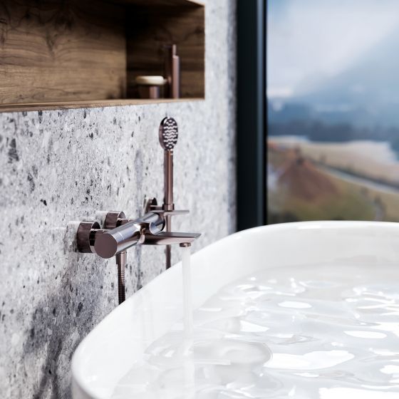 Jörger Design, Exal, mink matt, shower set, accessories, modern, joerger