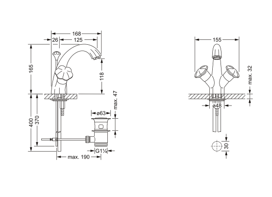 600.10.300.xxx Specification drawing mm