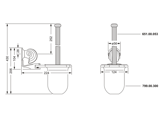 601.00.000.xxx Specification drawing mm
