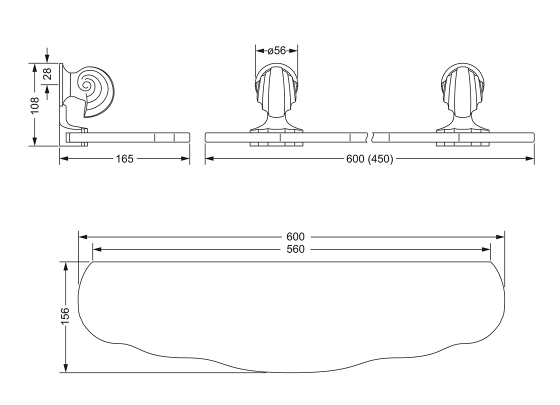 601.00.009.xxx Specification drawing mm