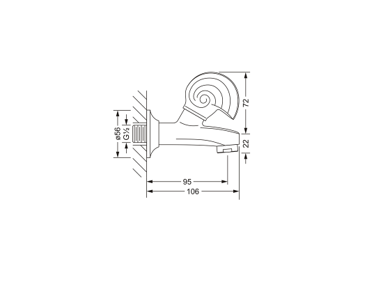 601.10.500.xxx Specification drawing mm