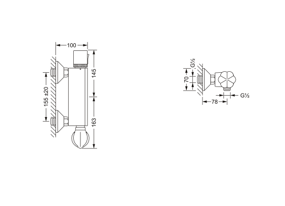 603.20.250.xxx Specification drawing mm