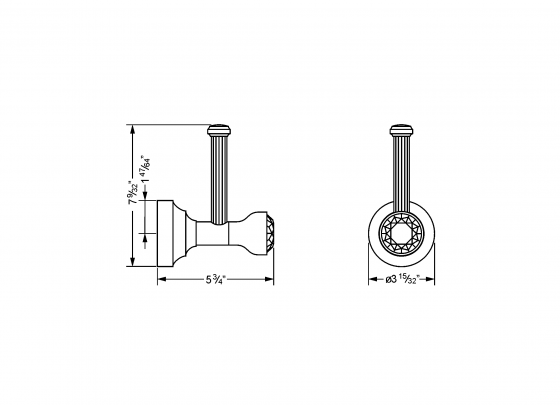 605.00.015.xxx Specification drawing inch
