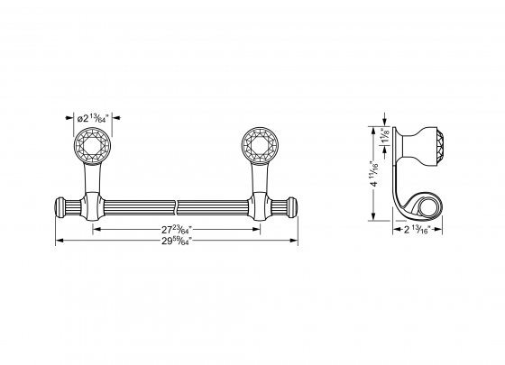605.00.040.xxx Specification drawing inch