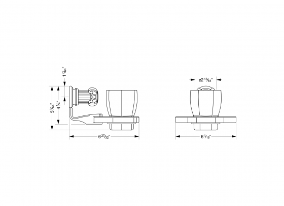 607.00.036.xxx Specification drawing inch