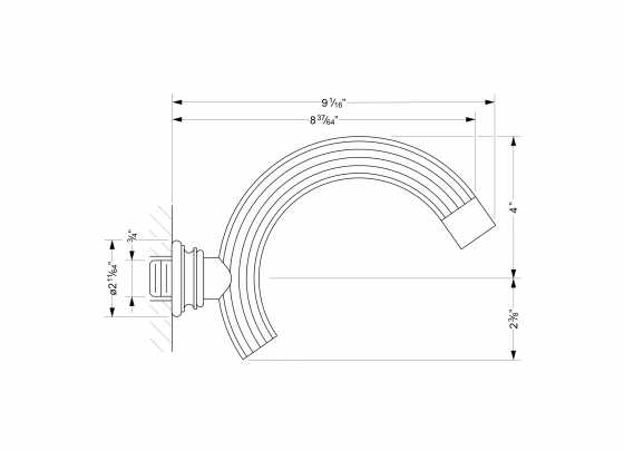 607.11.100.xxx Specification drawing inch