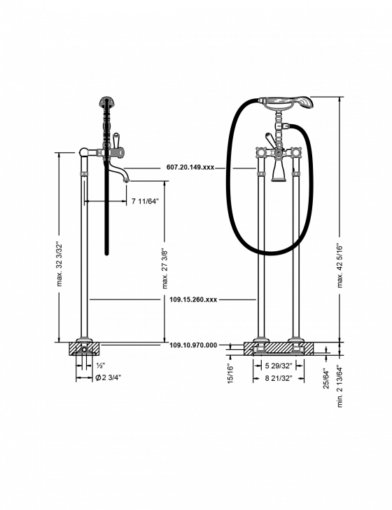 607.20.149.xxx Specification drawing inch