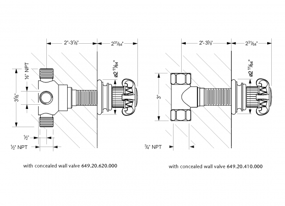 607.60.432.xxx Specification drawing inch