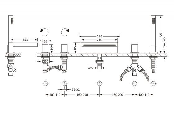621.50.100.xxx Specification drawing mm