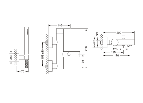630.20.500.xxx Specification drawing mm