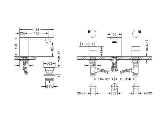 630.30.300.xxx Specification drawing mm