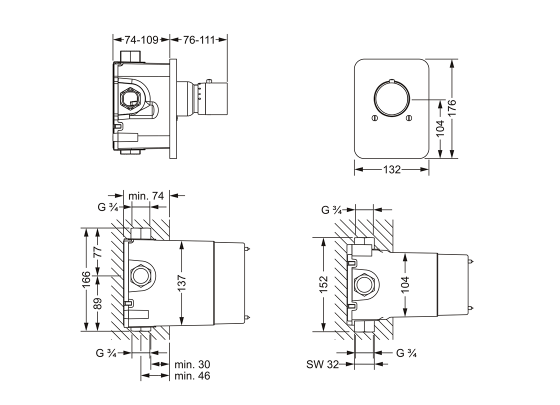 630.40.555.xxx Specification drawing mm