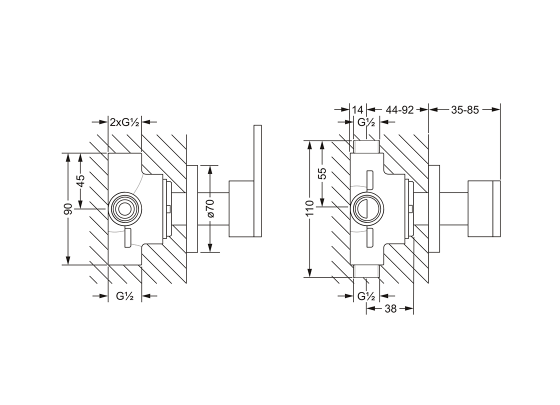 630.40.650.xxx Specification drawing mm