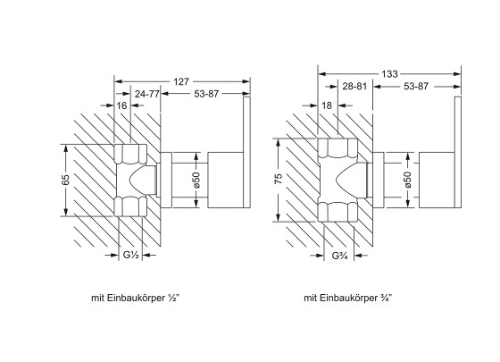 630.50.234.xxx Specification drawing mm