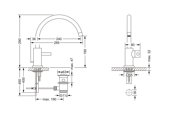 634.10.353.xxx Specification drawing mm