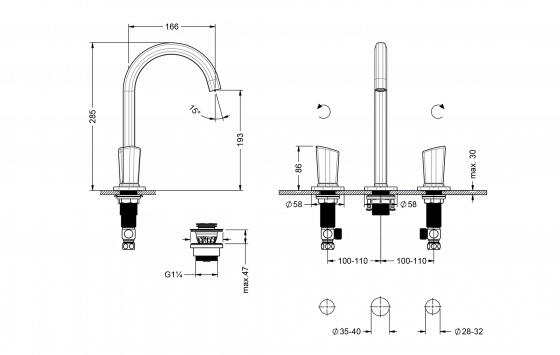 635.30.300.xxx-AA Maßzeichnung mm