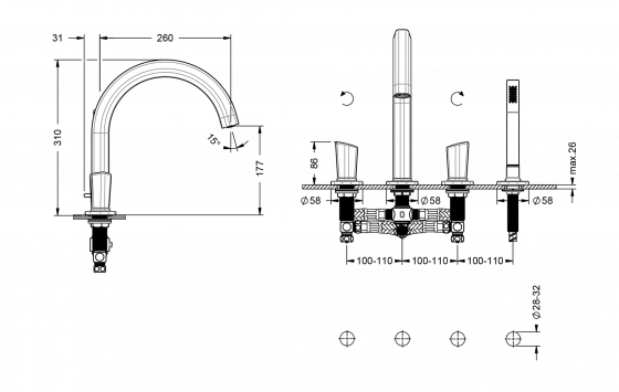 635.40.100.xxx-AA Maßzeichnung mm