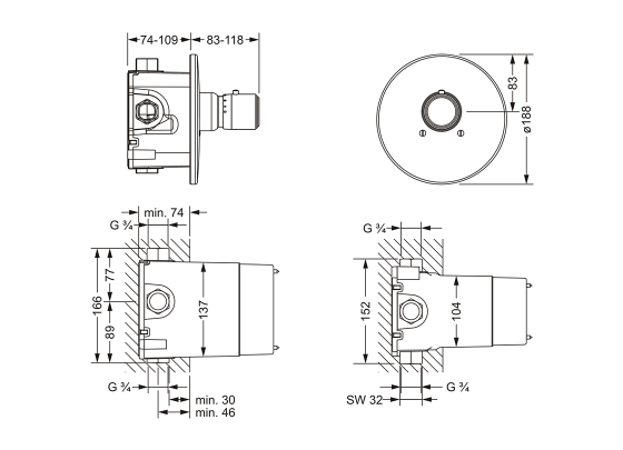 637.40.560.xxx Specification drawing mm