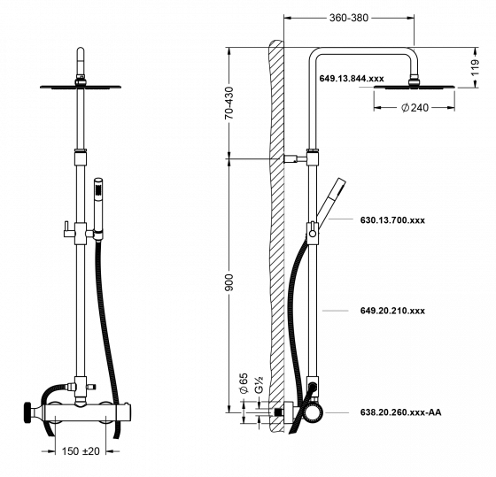 638.20.460.xxx-AA Specification drawing mm