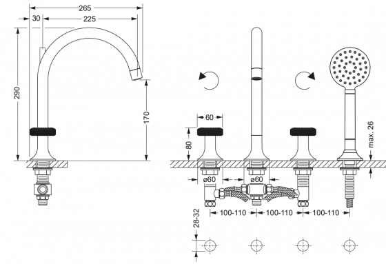 638.40.105.xxx-AA Specification drawing mm