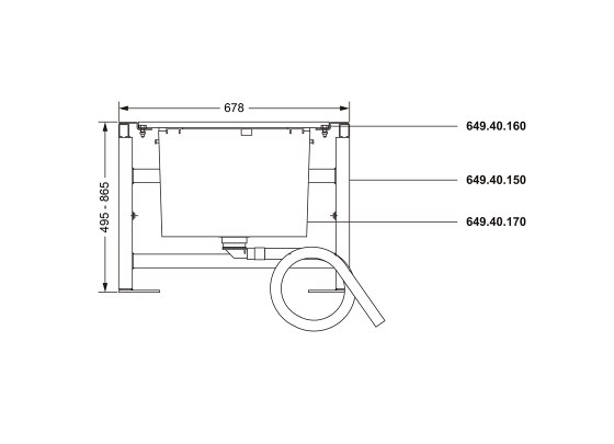 649.40.140.xxx Specification drawing mm