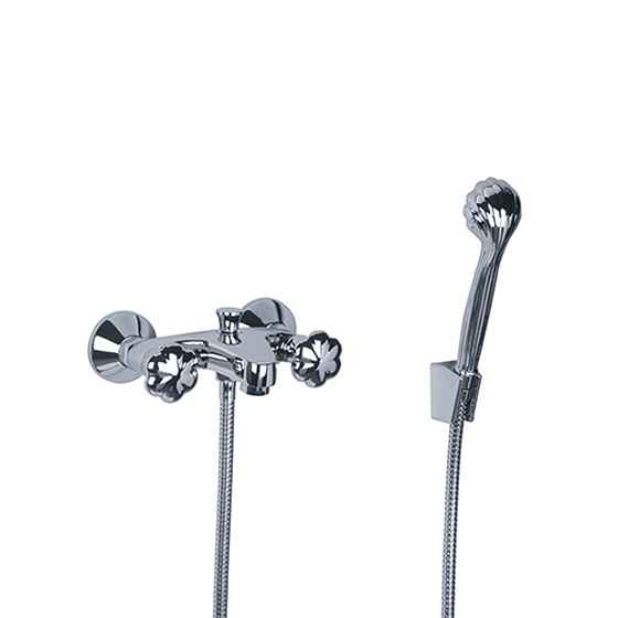 Bath tub mixer - Exposed tub/shower mixer ½", incl. shower set - Article No. 600.20.100.xxx