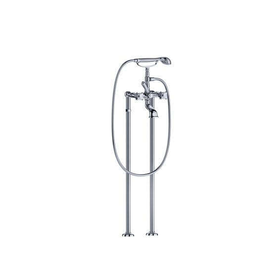 Bath tub mixer - Tub/shower mixer for supply pipes, incl. shower set - Article No. 607.20.149.xxx