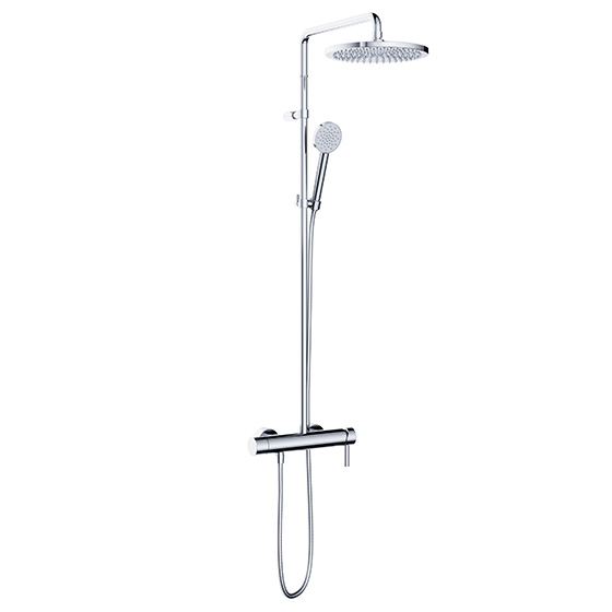 Shower mixer - Exposed shower mixer ½", set with shower system  - Article No. 619.20.665.xxx
