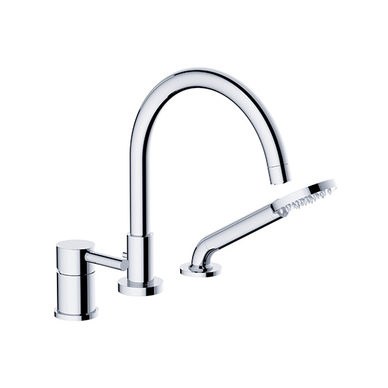 Bath tub mixer - Single lever tub/shower mixer set ½“, deck mount - Article No. 619.30.445.xxx