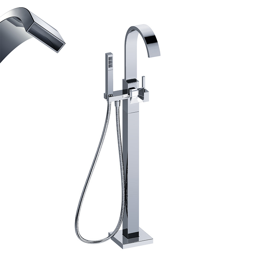 Bath tub mixer - Tub/shower mixer for floor standing mounting,assembly set - Article No. 626.10.820.xxx-AA