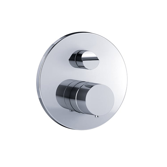 Shower mixer - Concealed wall thermostat with flow control, assembly set ½" - Article No. 632.40.385.xxx