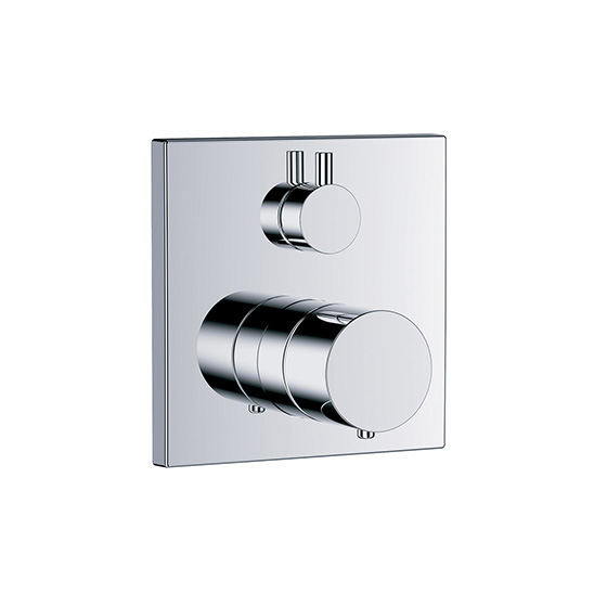 Shower mixer - Concealed wall thermostat ½" with flow control, assembly set  - Article No. 634.40.380.xxx