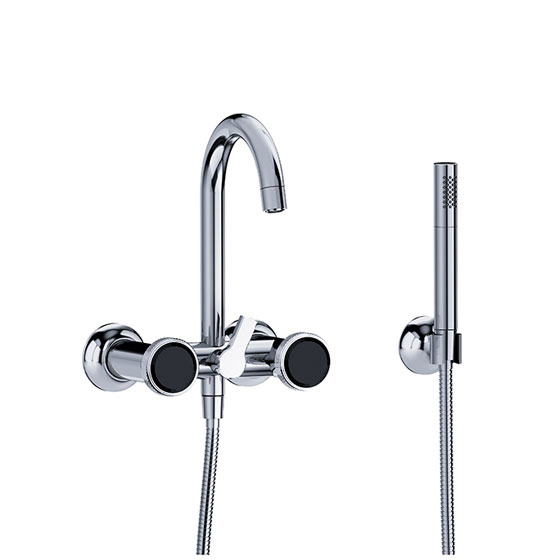 Bath tub mixer - Exposed tub/shower mixer incl. shower set - Article No. 638.20.100.xxx-AA