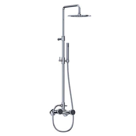 Shower mixer - Exposed set with shower system - Article No. 638.20.410.xxx-AA