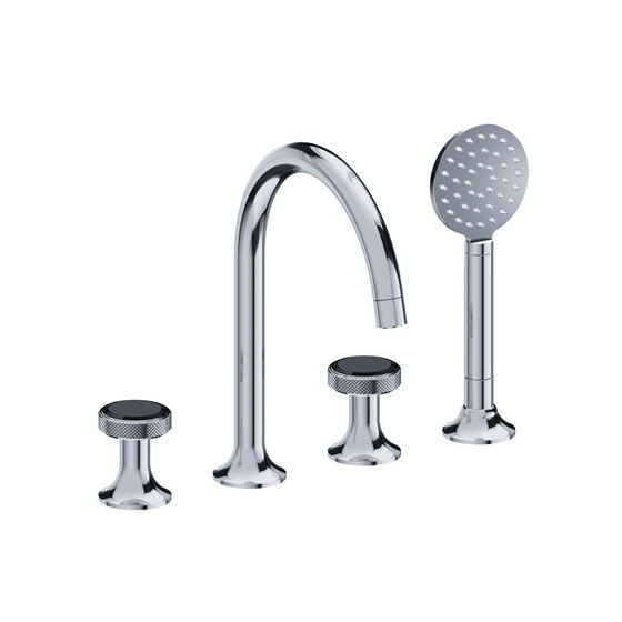 Bath tub mixer - Tub/shower mixer set, deck mount  - Article No. 638.40.105.xxx-AA