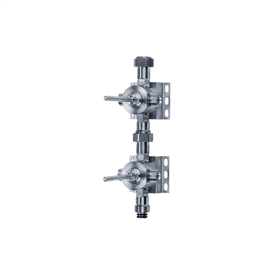 Shower mixer - Concealed wall-valve-modul, double - Article No. 649.20.620.xxx